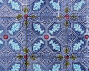 Blue wall tile